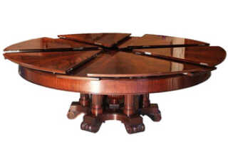 Раздвижной круглый стол трансформер