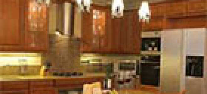 Какие светильники устанавливают на кухни?