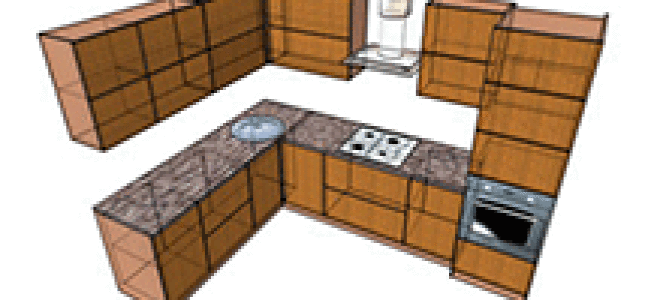 Маленькие тонкости при расчете кухни со стандартными фасадами