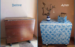 Как своими руками декорировать старую мебель