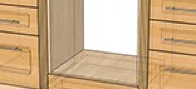 Проектируем короб под духовой шкаф с пилястрами