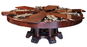 Деревянный раздвижной стол трансформер Раздвижной механизм стола